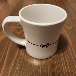 2011 Dunkin Donuts Coffee Mug Diner Style Ceramic Cup DD 12 oz Retro Heavy